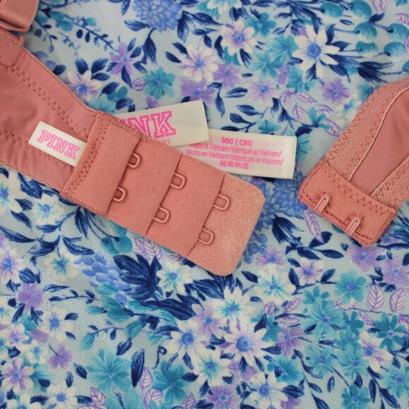 Pink Victoria Secret Leopard Print Bra - Picture 5 of 7